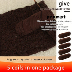 Soft Yarn For DIY Gift Comfortable Chunky Knit Supplies 500g