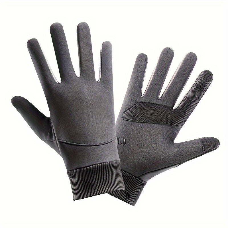 Winter Cycling Gloves Touch Screen Velvet Warm Gloves For Men Women