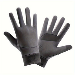 Winter Cycling Gloves Touch Screen Velvet Warm Gloves For Men Women