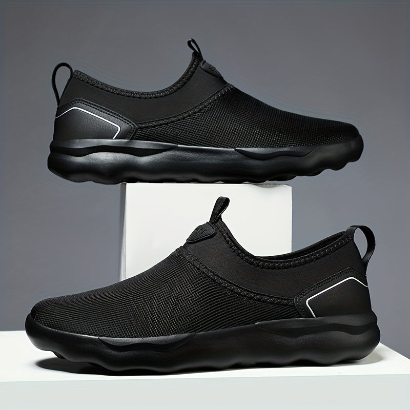 Men's Lightweight Slip On Knit Sneakers for Outdoor Walking