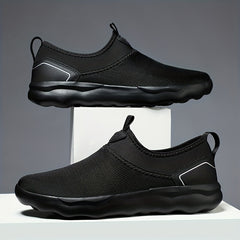 Men's Lightweight Slip On Knit Sneakers for Outdoor Walking