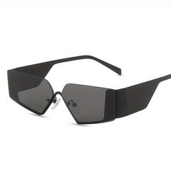 Men's Rimless Street Style Sunglasses Retro Mixed Glasses