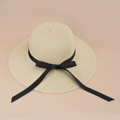 Foldable Straw Hat All-match Beach Sun Bucket Hat