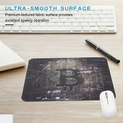 B Word Thickened Anti-Skid Rubber Mouse Pad for PC Laptop