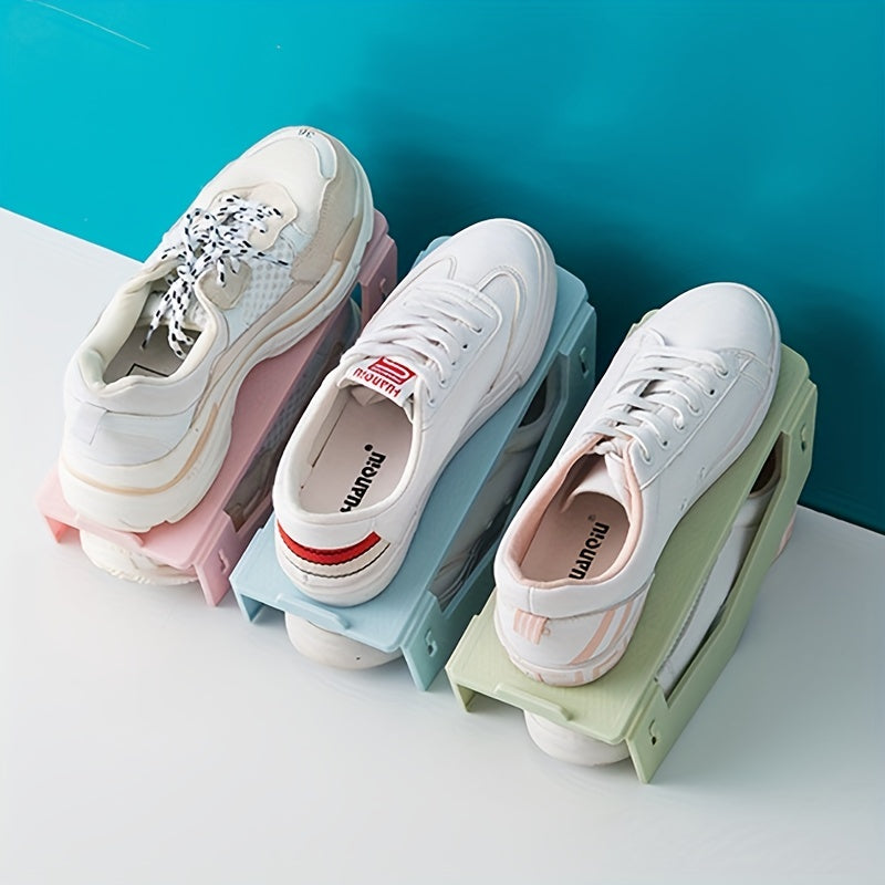 1pc Shoe Slot Organizer Folding Shoe Rack Shoe Cabinet Shoe Storage Rack