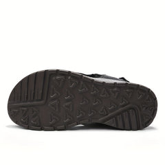 Men's Open Toe Sandals Hook And Loop Non Slip Beach Shoes