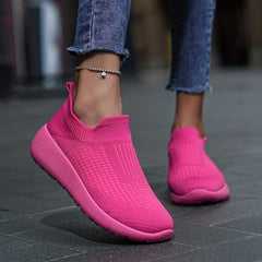 Thick Bottom Heighten Running Shoes Breathable Mesh Lightwei