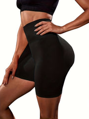 Yoga Sports Shorts Wide Waistband Biker Shorts Women