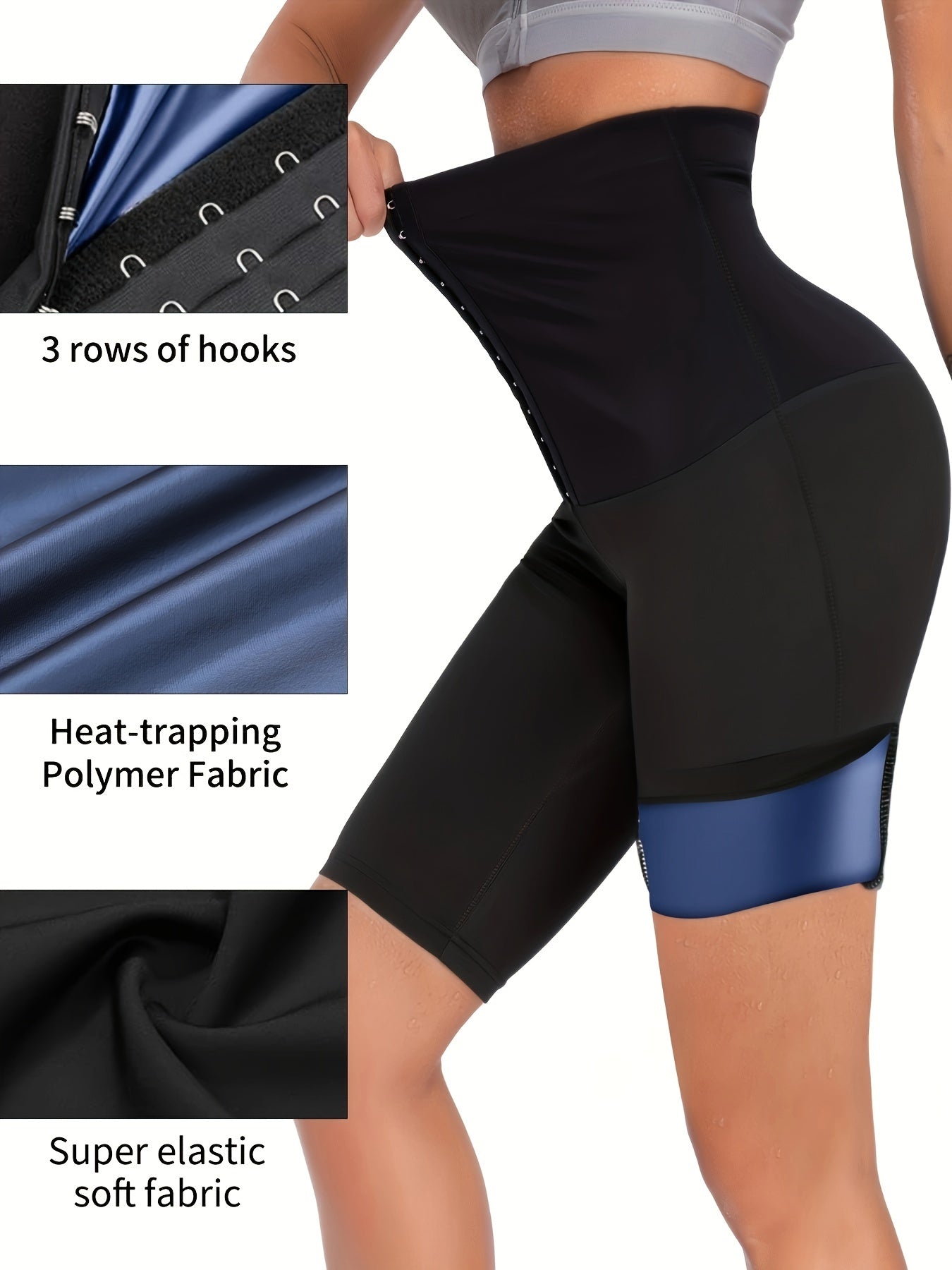 Sauna Slimming Shorts High Waist Fitness Body Shaper Training Pants