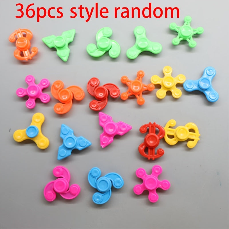 Colorful Fidget Spinner Toys Random Colors Patterns Fun Birthday Party Favors