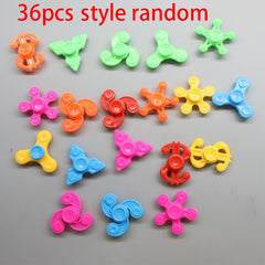 Colorful Fidget Spinner Toys Random Colors Patterns Fun Birthday Party Favors