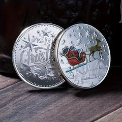 1pc Merry Christmas Collection Coin Gift Coin