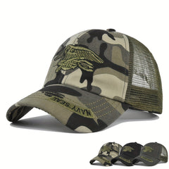Breathable Camo Mesh Sunshade Baseball Cap