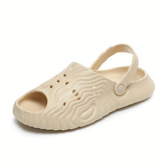 Men's Lightweight Non Slip Sandals Quick Drying Comfy Slides Beach Shoes