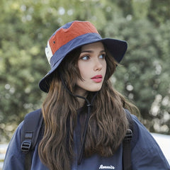 Vintage Wide Brim Waterproof Boonie Sun Hat for Outdoor Activities