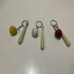 Creative Baseball Keychain Pendant Sports Key Ring Party Small