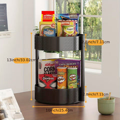 1pc Turntable Organizer Spice Spinner - Rotating Spice Rack Holder