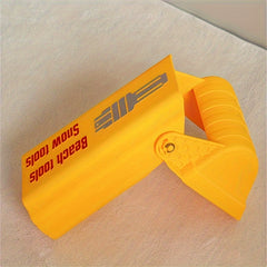 Multifunctional Beach and Snow Toy Yellow Plastic Sand Shovel for Kids