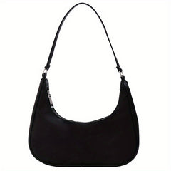 Nylon Lightweight Hobo Bag Zipper Handbag