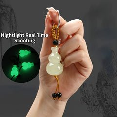 2pcs Chinese Style Keychain Gourd Pendant Gift Men Women