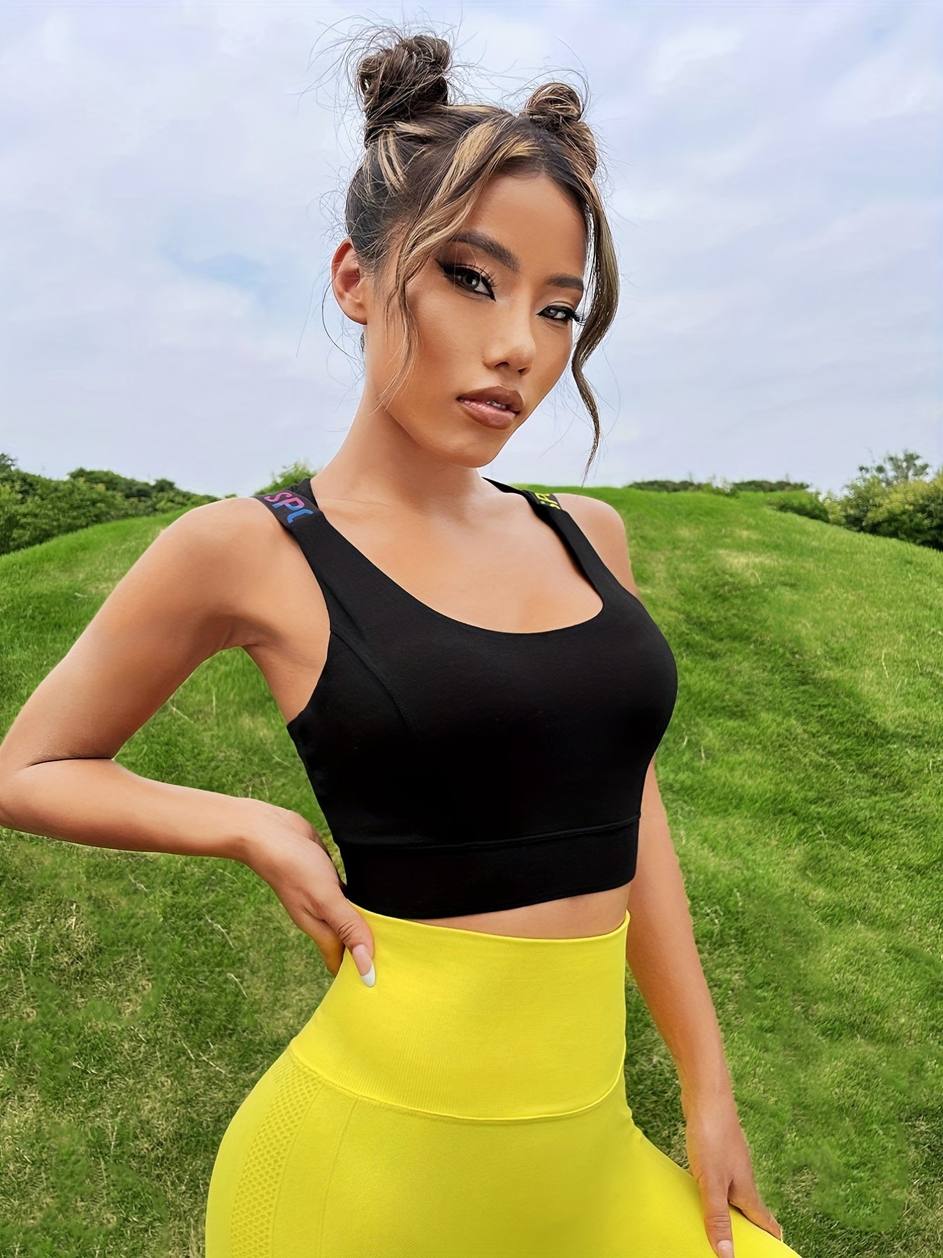 Criss Cross Sports Bra Fitness Yoga Running Workout Bra