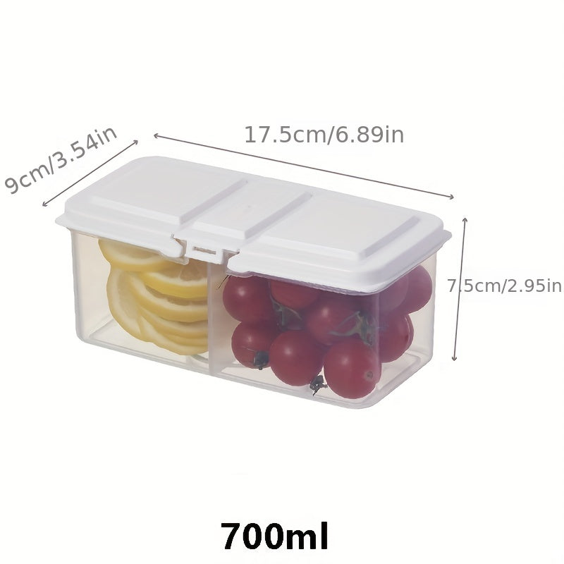 BPA-Free Bento Snack Boxes with Lids for Fruits, Berries, Snacks, Condiments
