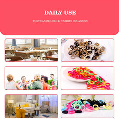 400pcs Baby Girls Hair Ties Elastic Hair Bands Hair Accessories