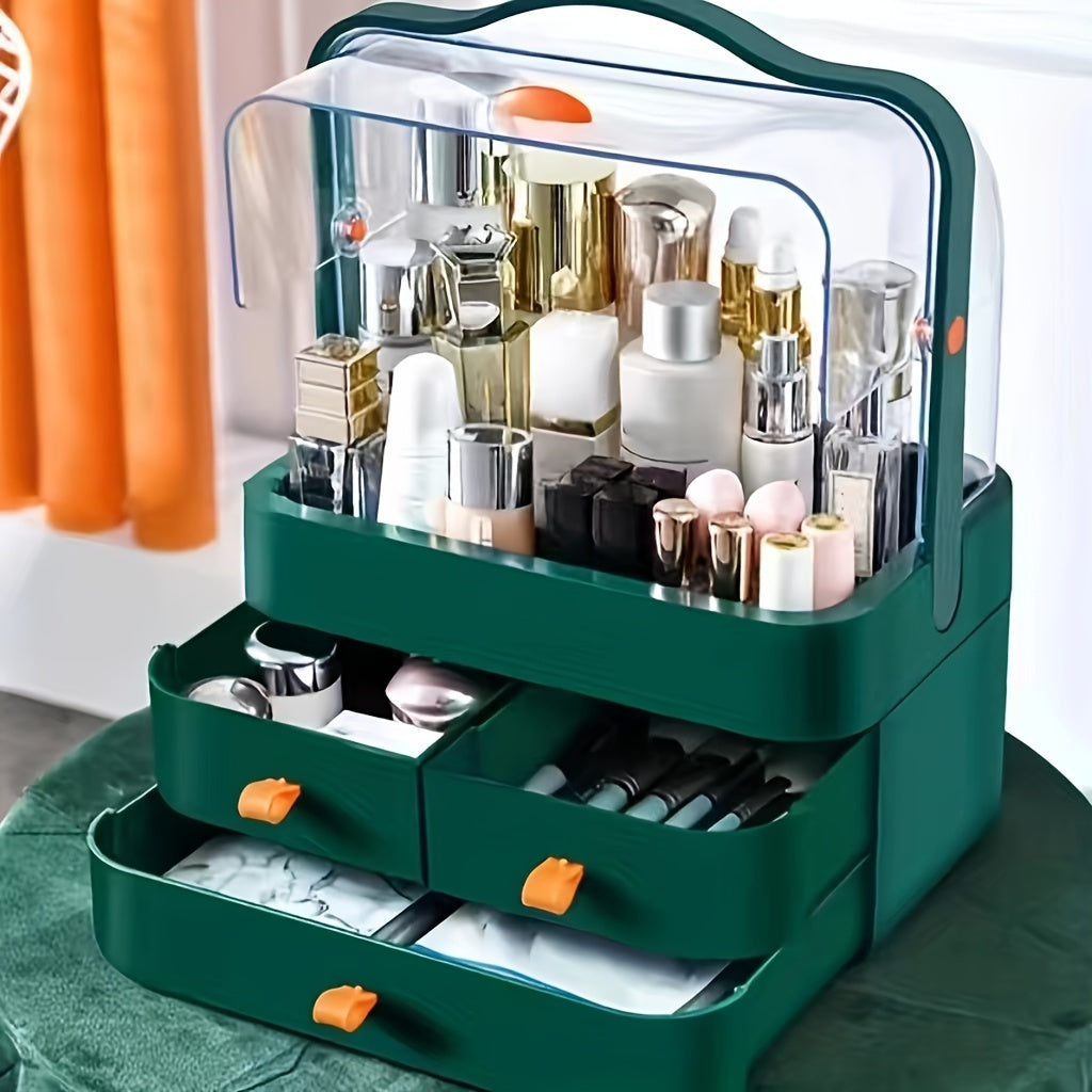 Large Capacity Makeup Organizer with Storage Drawers