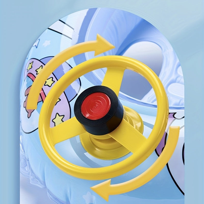 Kids Swimming Ring Boat Inflatable Toy Life Buoy