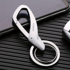 Double Ring Metal Zinc Alloy Key Chain Men's Women's Keychain