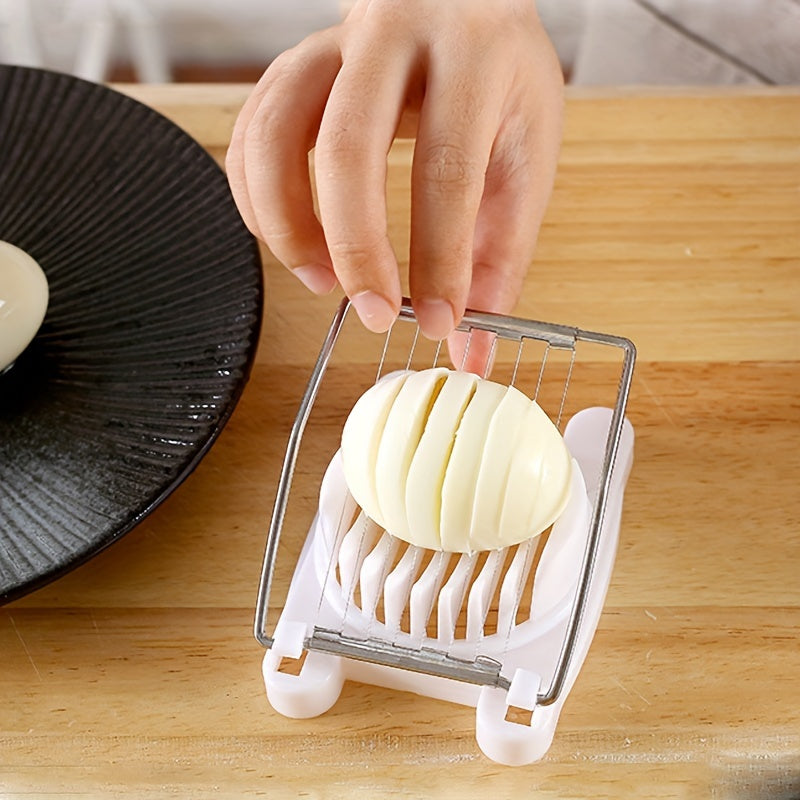 Egg Slicer Stainless Steel for Home and Outdoor Use