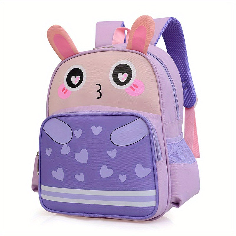 Children's Cartoon School Bag Spine Protection Backpack for Ages 3-6