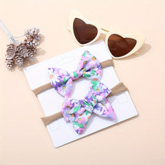 Kids Outdoor Headwear Set with Sunglasses & Bow Hair Bands