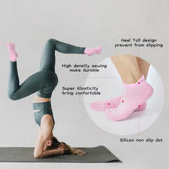 Non Slip Silicone Padded Grip Socks Yoga Workout Fitness Sport Socks