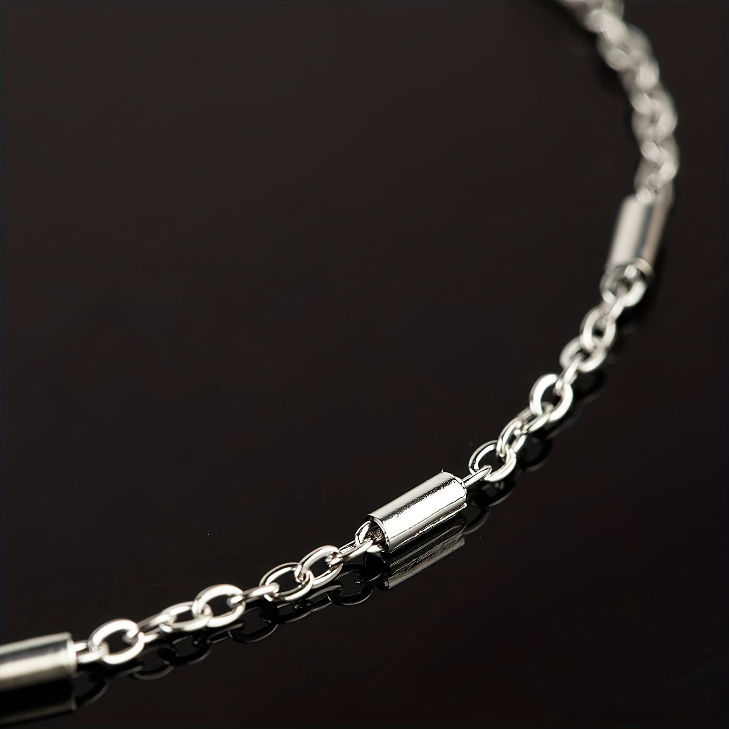 3M Stainless Steel Clip Tube Chain Necklace Extender Chain for DIY Jewelry