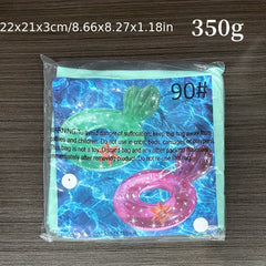 Adult Swimming Ring with Backrest for Water Relaxation
