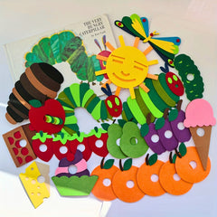 Felt Teaching Set for 'The Very Hungry Caterpillar'