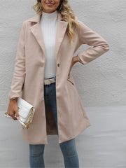 Slim Fit Blazer Coat Long Sleeve Loose Blazer