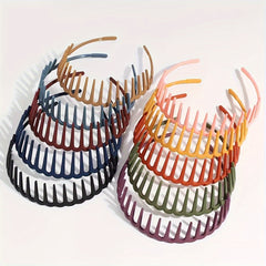 Men's Anti Slip Hairbands with Combs - Sports Headband & Hair Clips