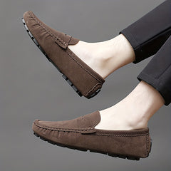 Men's Slip-On Loafers Outdoor Rubber Sole Shoes