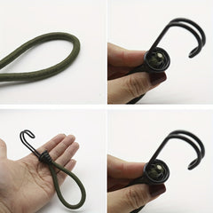 6pcs Outdoor Mountaineering Tent Clips Windproof Canopy Accessories