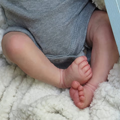 Reborn Doll Cloth Body Toy With 3D Handemade Marble Texture Skin