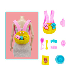 Pregnant Doll Playset with Accessories for Creative Play