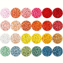 44000pcs 2mm 48 Colors Seed Beads + Storage Boxes for DIY Jewelry Making
