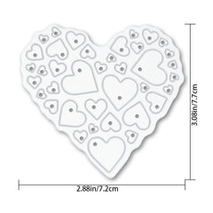 Metal Cutting Dies Heart Love Decoration Scrapbook Paper Craft DIY