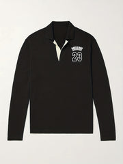 Miami 23 Knit Polo Shirt Men's V Neck Pullover Sweater