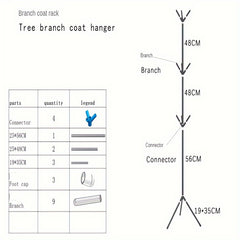 Carbon Steel Coat Rack Stand Hanging Single Rod Hat Rack