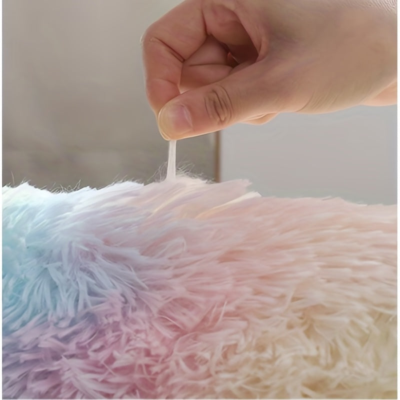 Luxury Plush Soft Area Rug for Bedroom Living Room - Tie Dyed Shag Furry Carpet