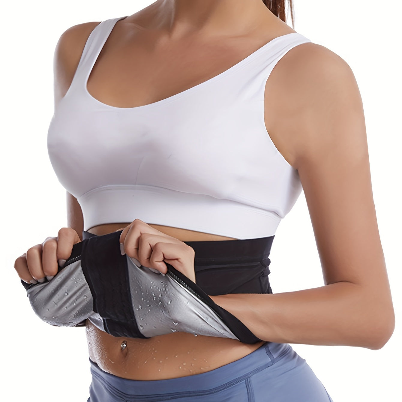 Women's Sweating Yoga Waist Belt for Fitness