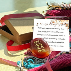 Calming Faux Crystal - Thinking Of You Gift - Stress Relief - Inspirational Gift